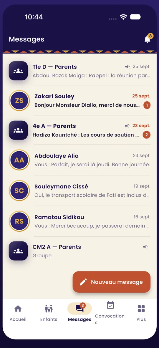 SysEdu — Messagerie école